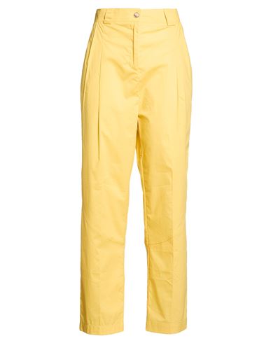 Woman Pants Yellow Size L Cotton