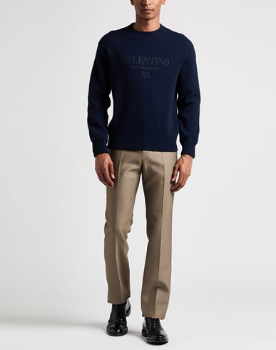 Man Sweater Midnight blue Size M Virgin Wool, Acrylic, Wool