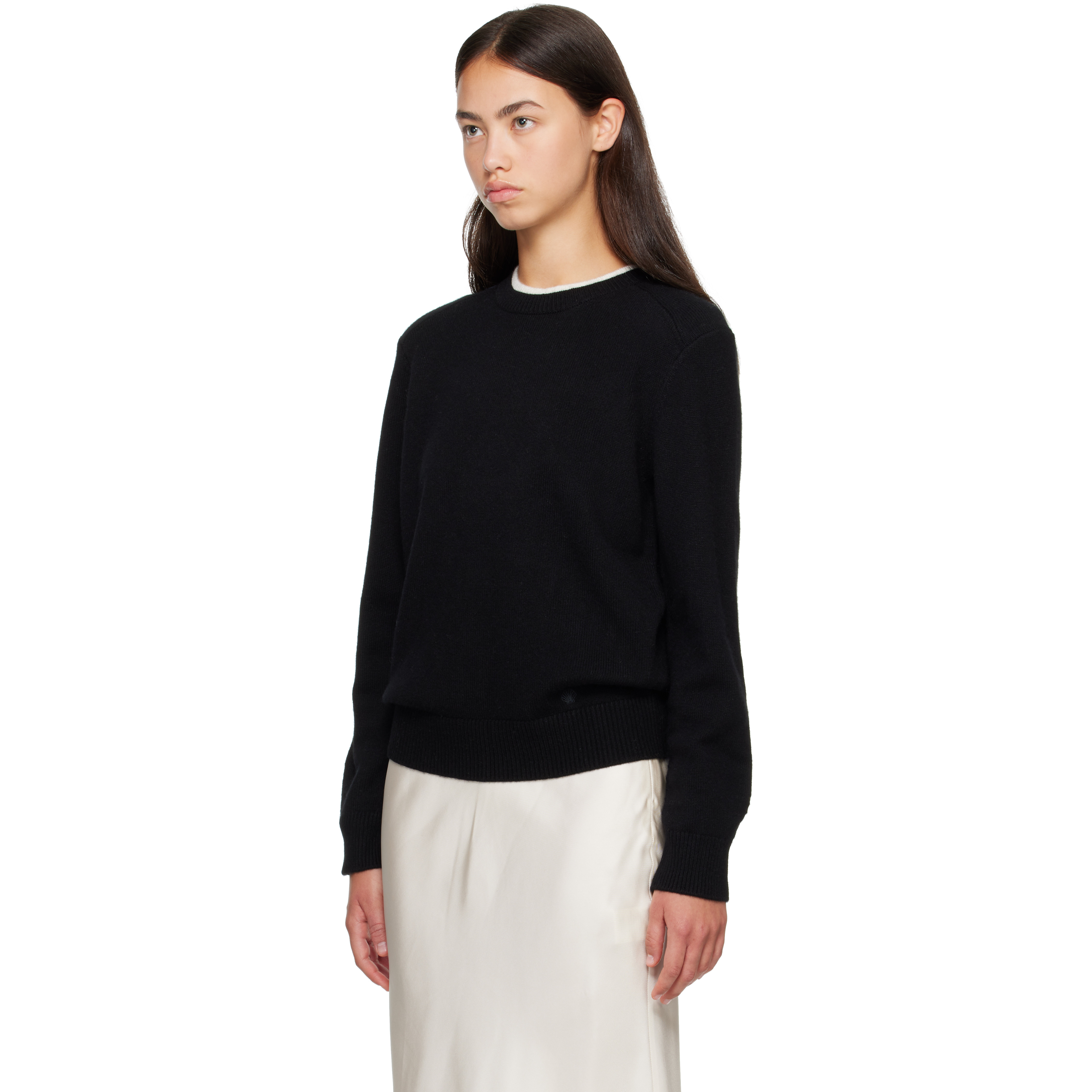 Black & Off-White OTIS Bicolor Cashmere Sweater