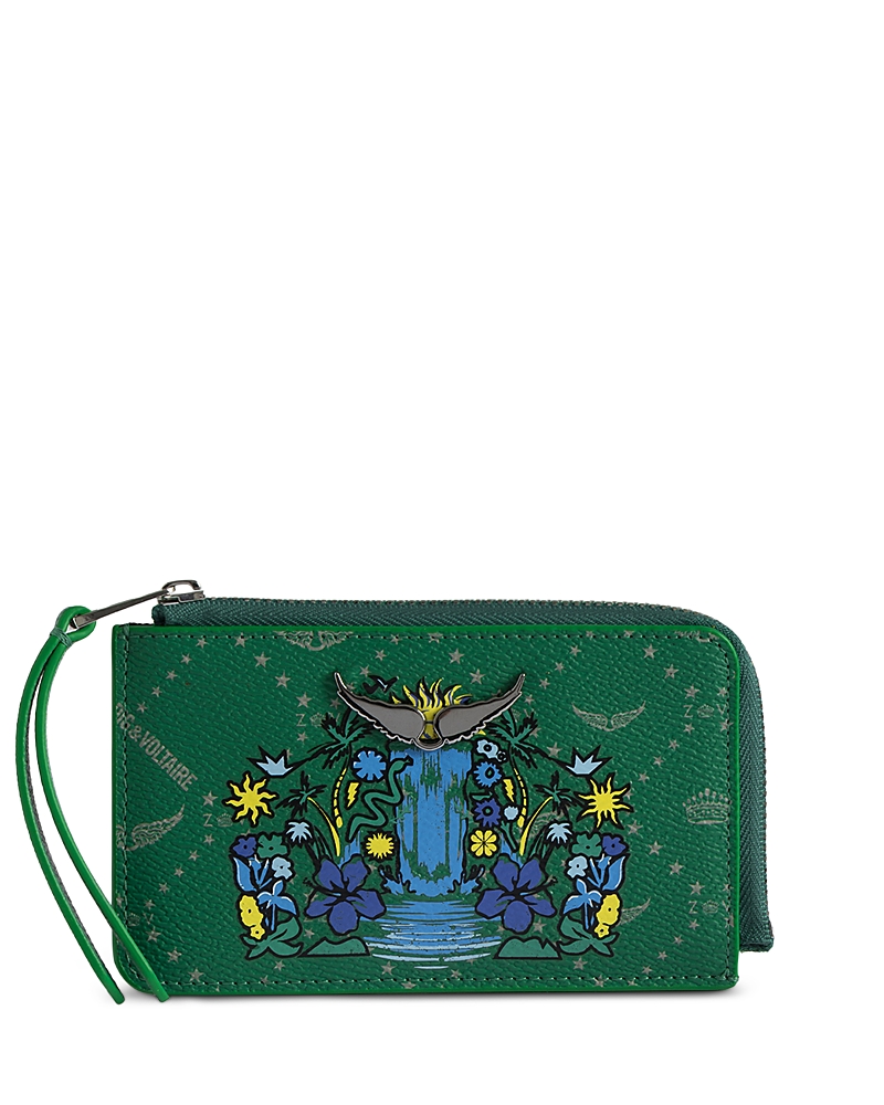 Zv Monogram Card Holder
