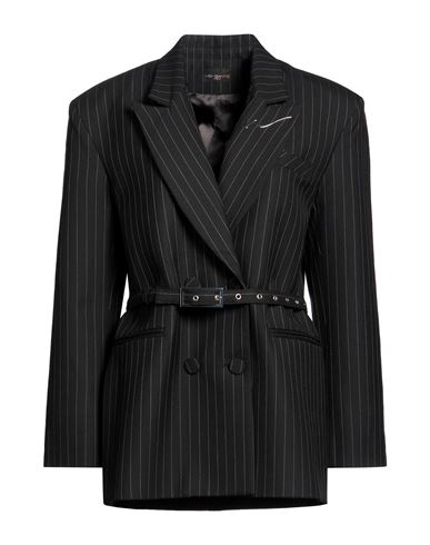 Woman Blazer Black Size XS Wool