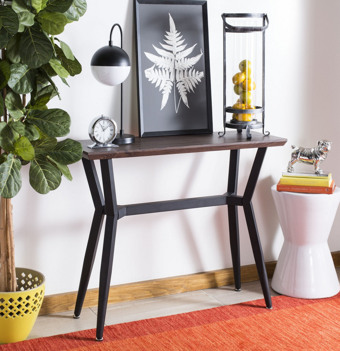 Andrew Rectangular Midcentury Modern Console Table
