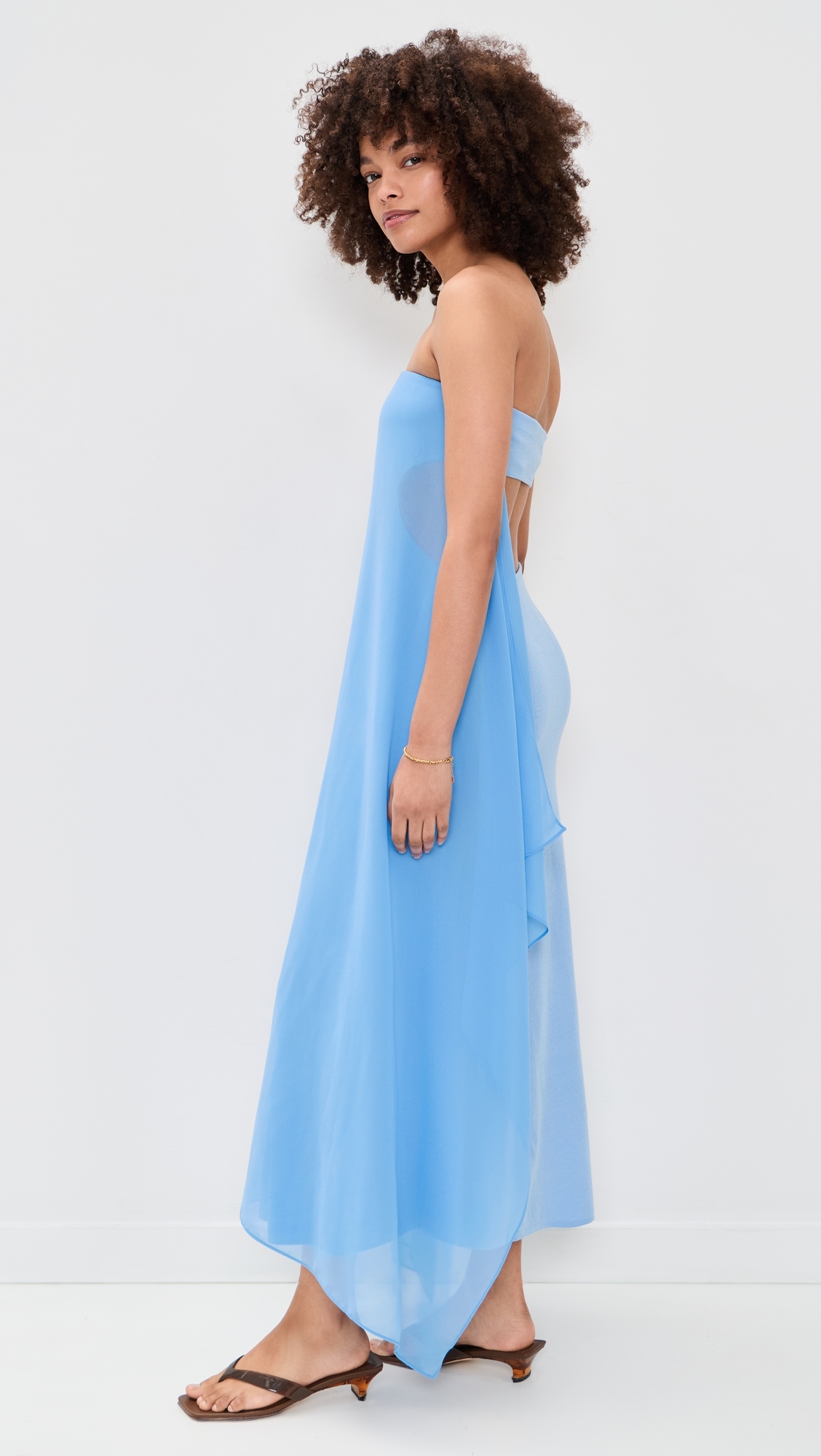 The Indira Dress Blue Lagoon
