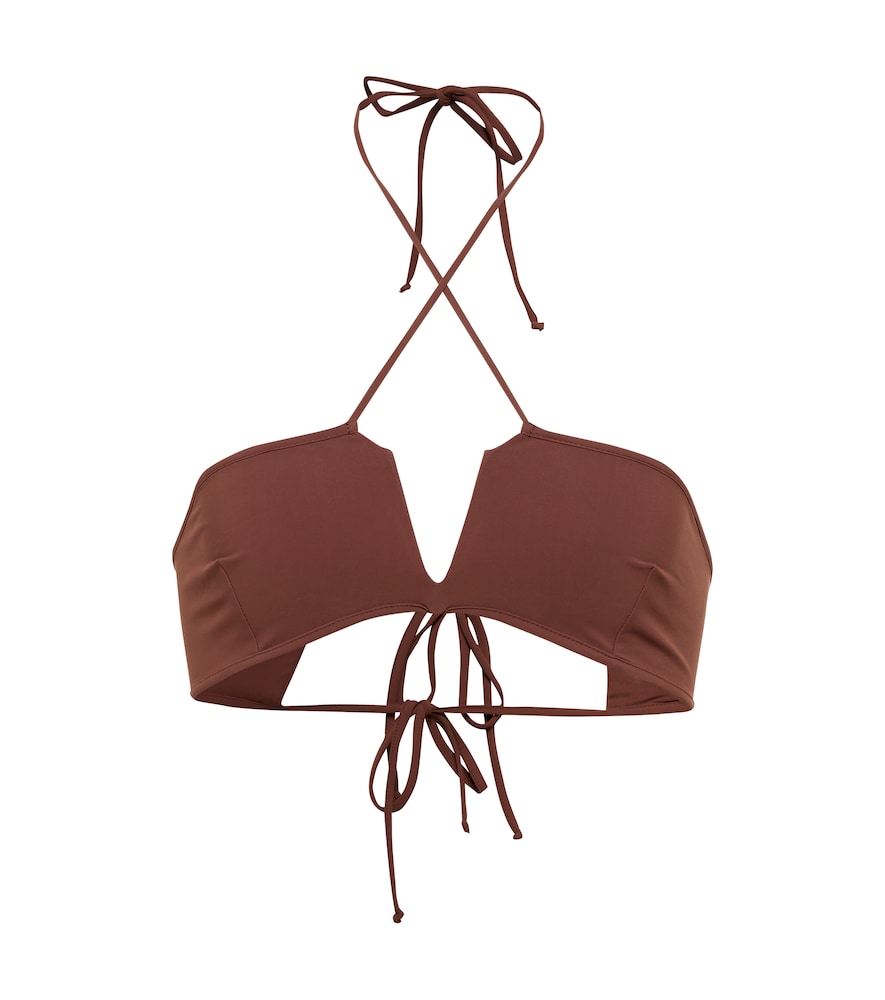 Exclusive to Mytheresa - Halterneck bikini top
