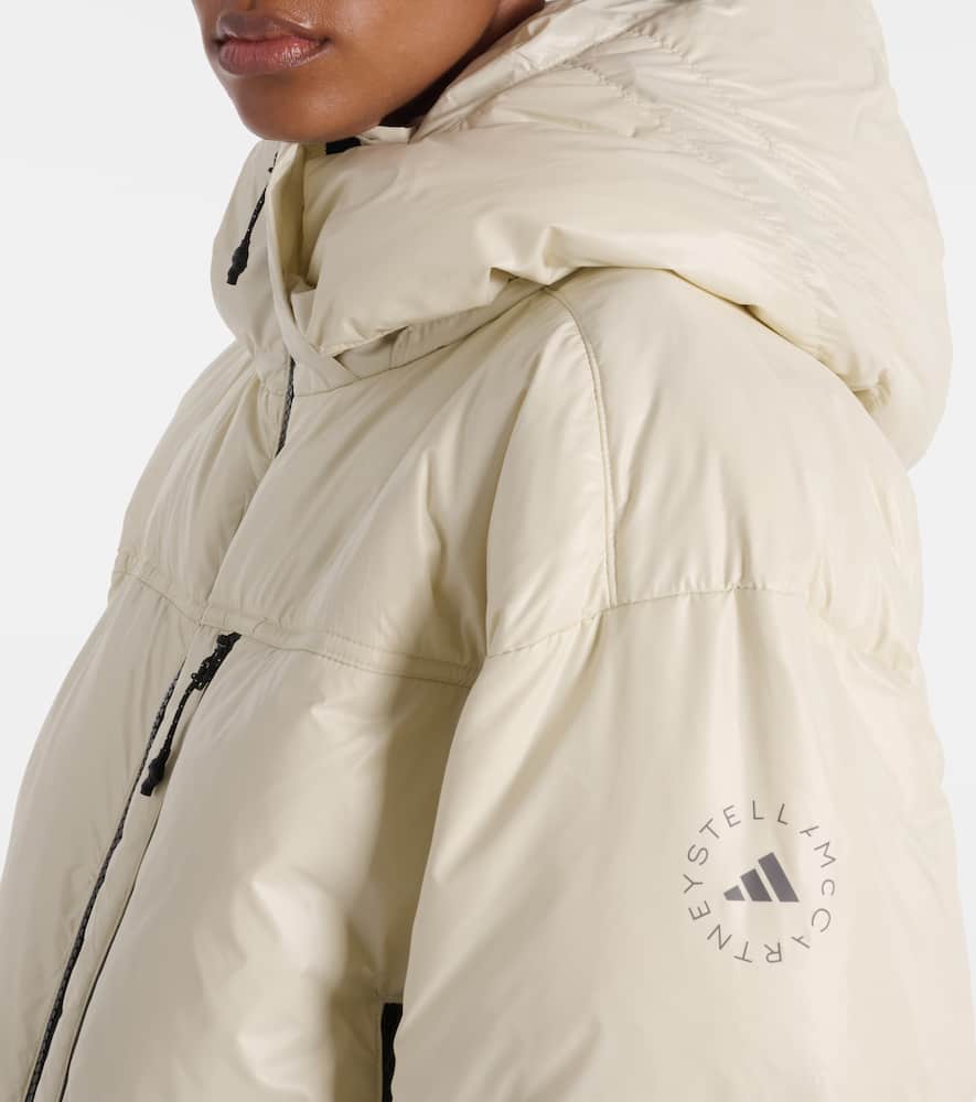 Hooded cropped jacket