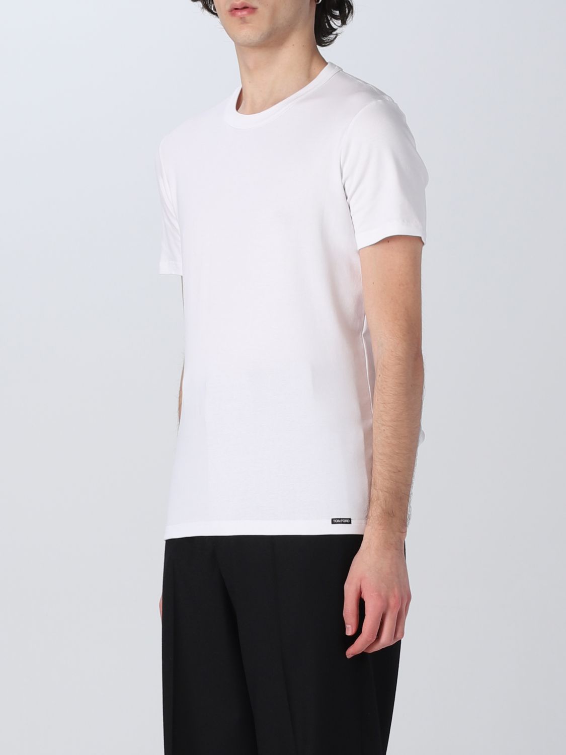 Cotton Blend Crewneck Tee
