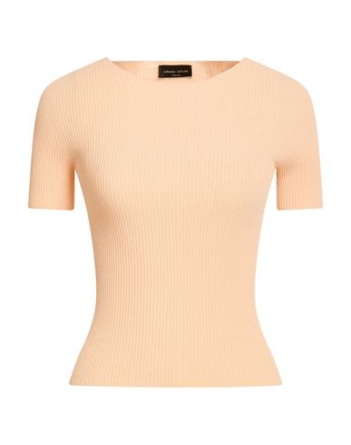 Woman Sweater Apricot Size M Viscose, Polyester
