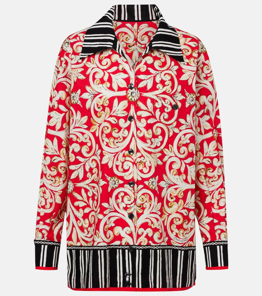 Printed cotton shirt