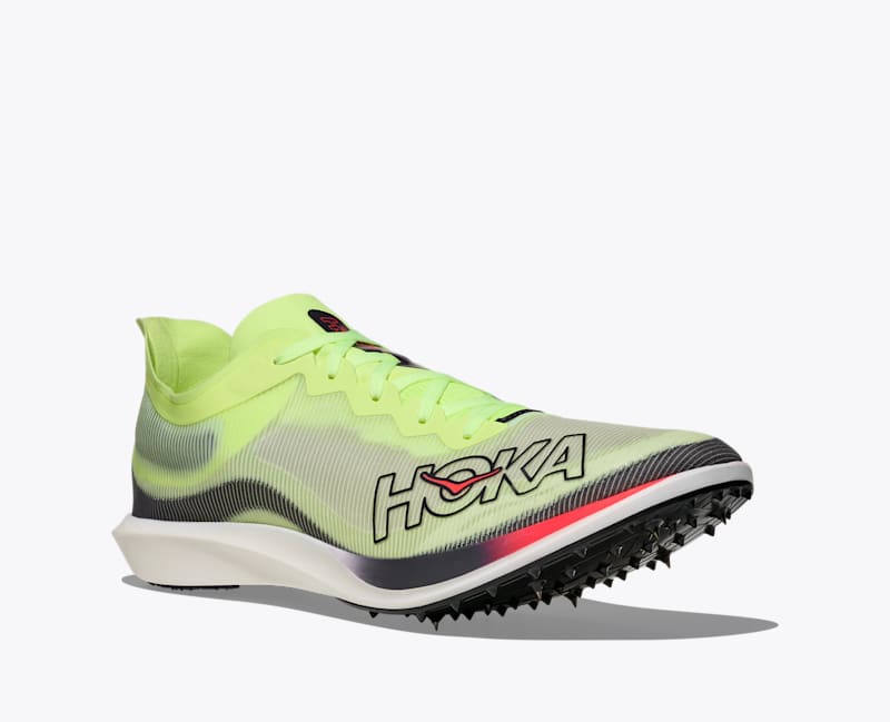HOKA Cielo FlyX Lite Shoes in Squid Ink/Neon Yuzu