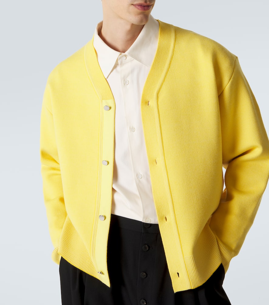 Doppio wool-blend cardigan
