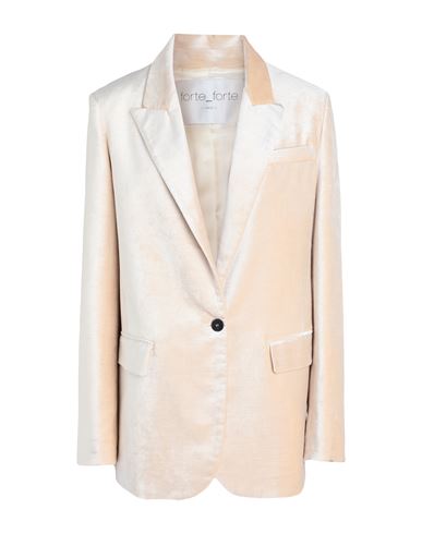 Forte_forte Woman Blazer Beige Size 2 Cotton, Viscose