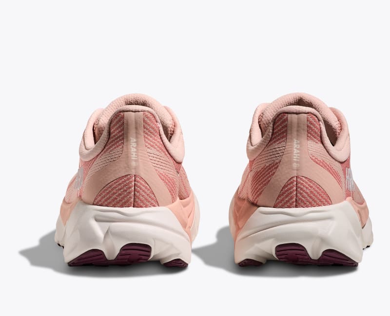 HOKA Women's Arahi 8 Shoes in Blush/Rose Latte
