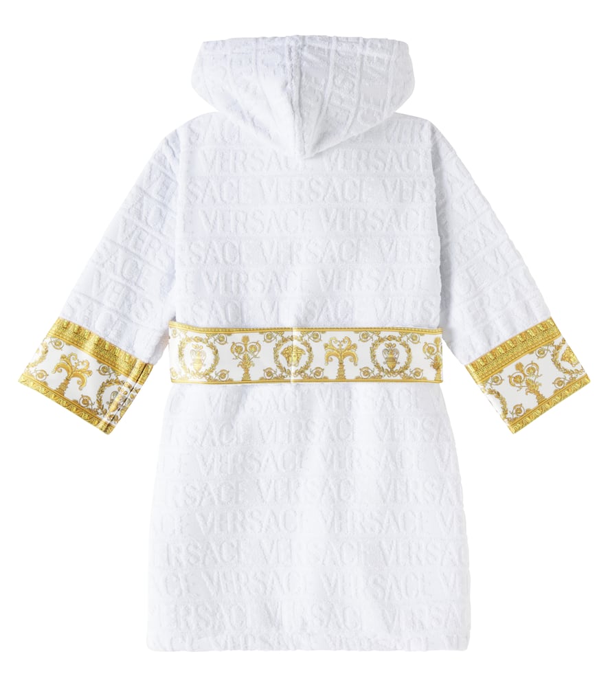 Versace Kids Baroque bathrobe