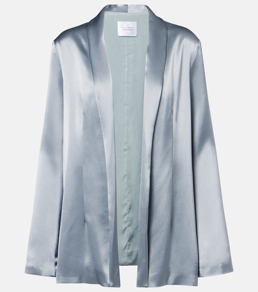 Julianne satin blazer