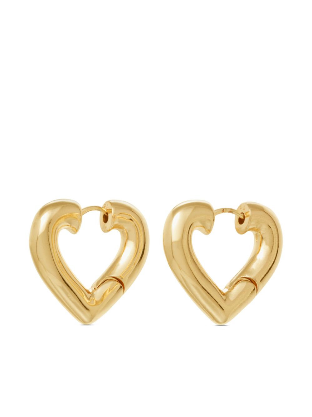 The Heart Chubbies hoop earrings - Gold