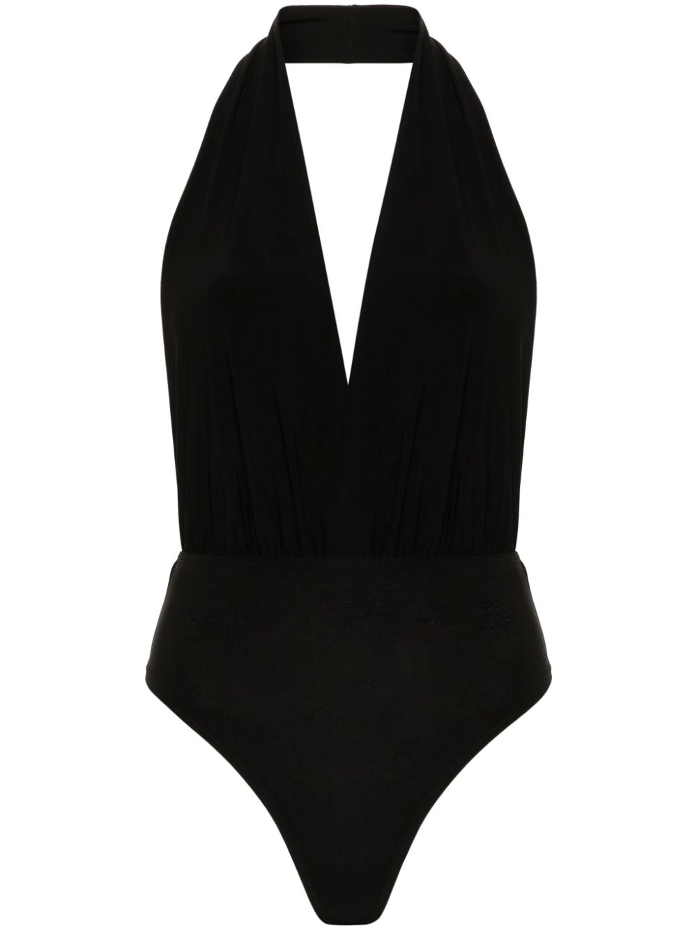 X Lia Aram open-back bodysuit - Black