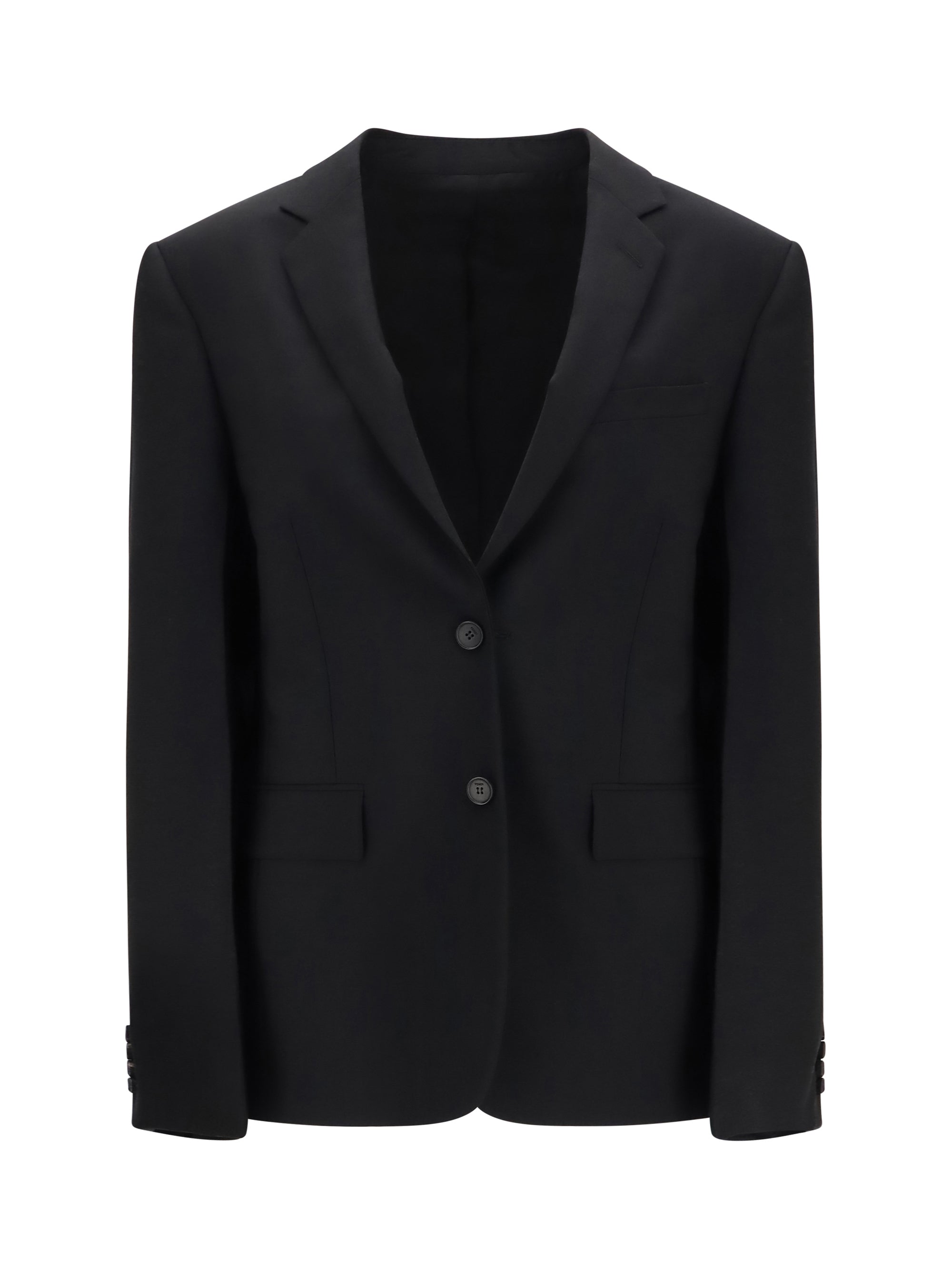 Kid Mohair Blazer — Black