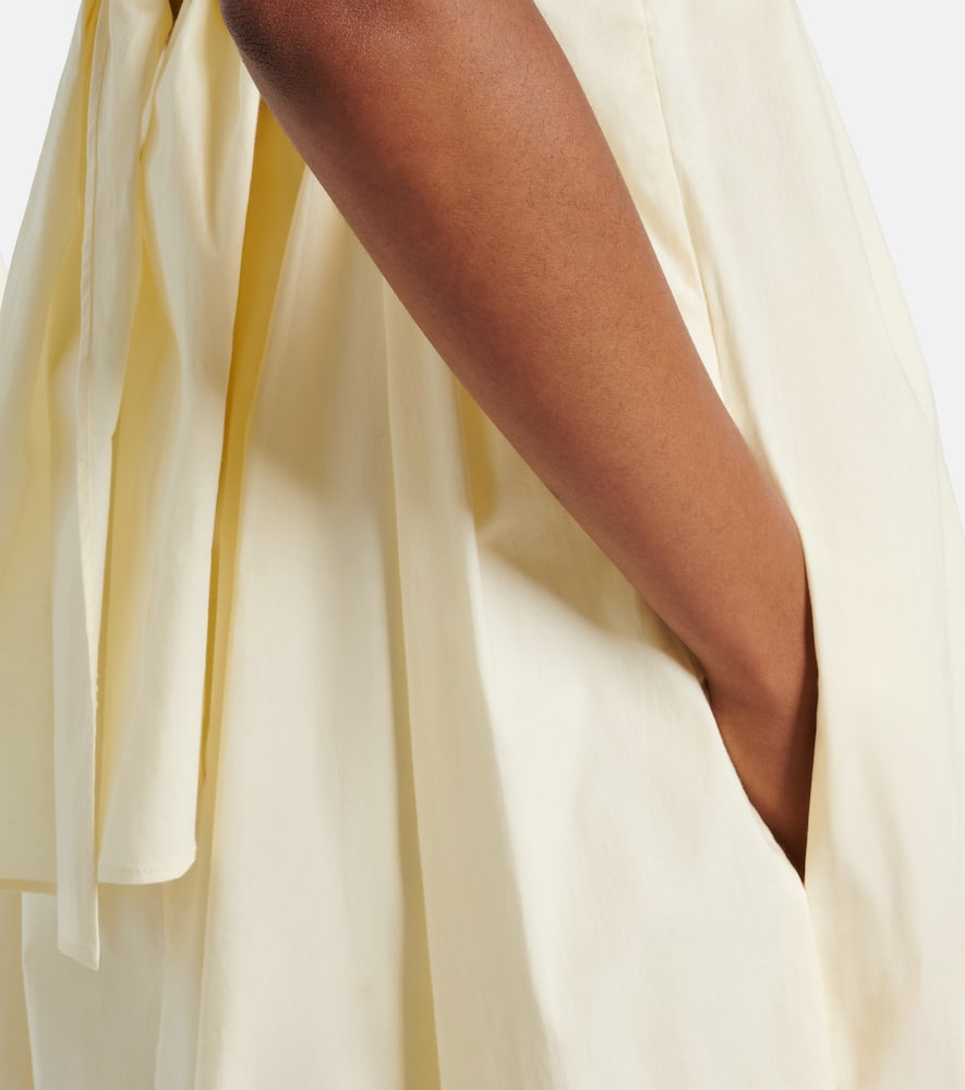 Claudine poplin midi dress