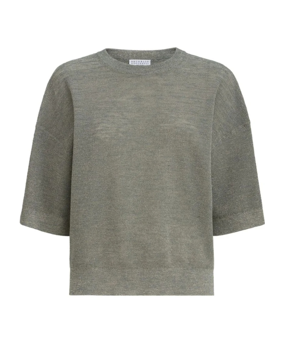 Sparkling linen sweater