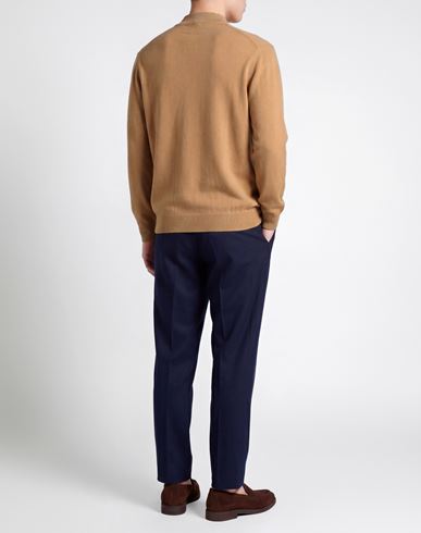 Man Turtleneck Camel Size XL Merino Wool