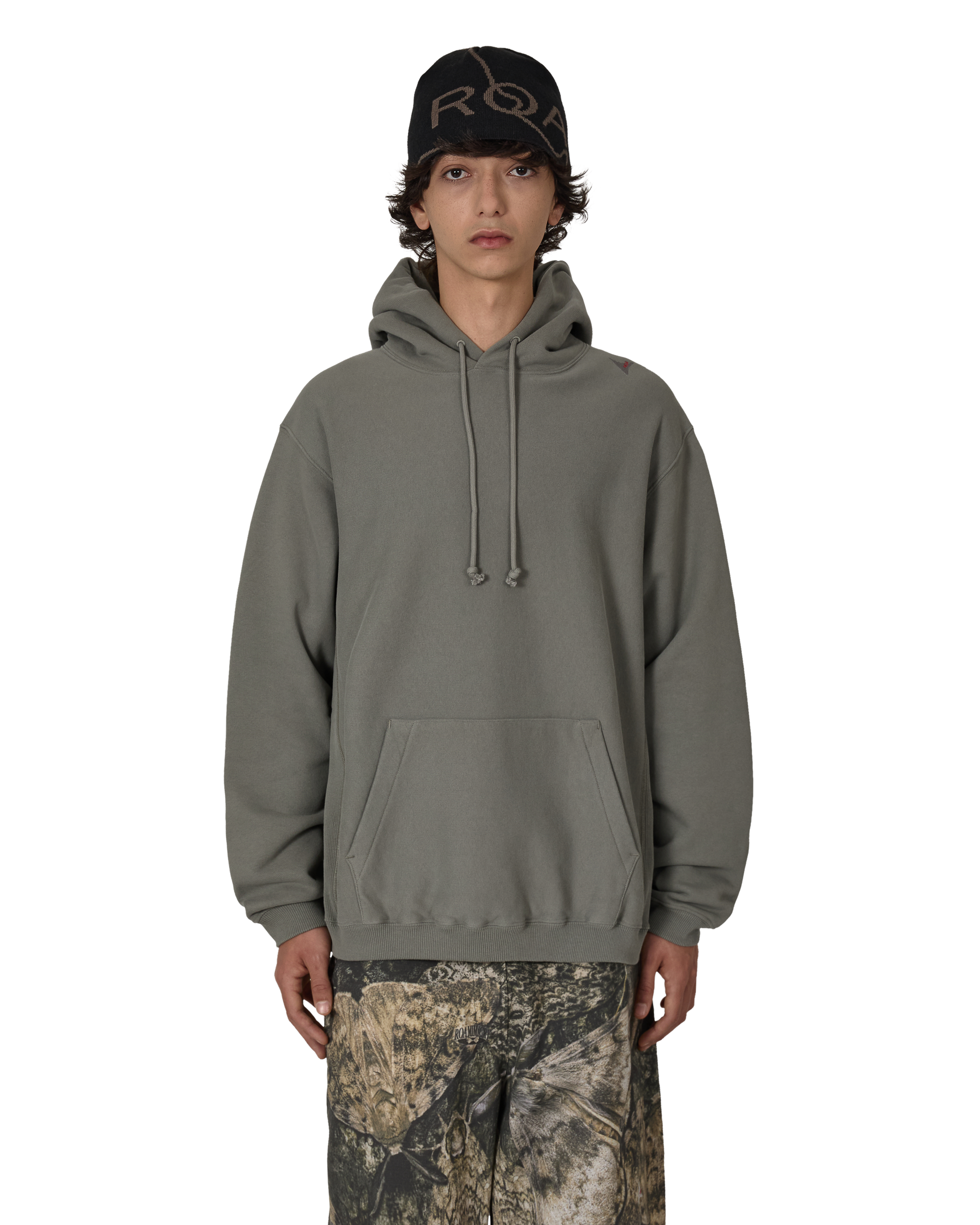 ROA Logo Hoodie Grey Sweatshirts Unisex