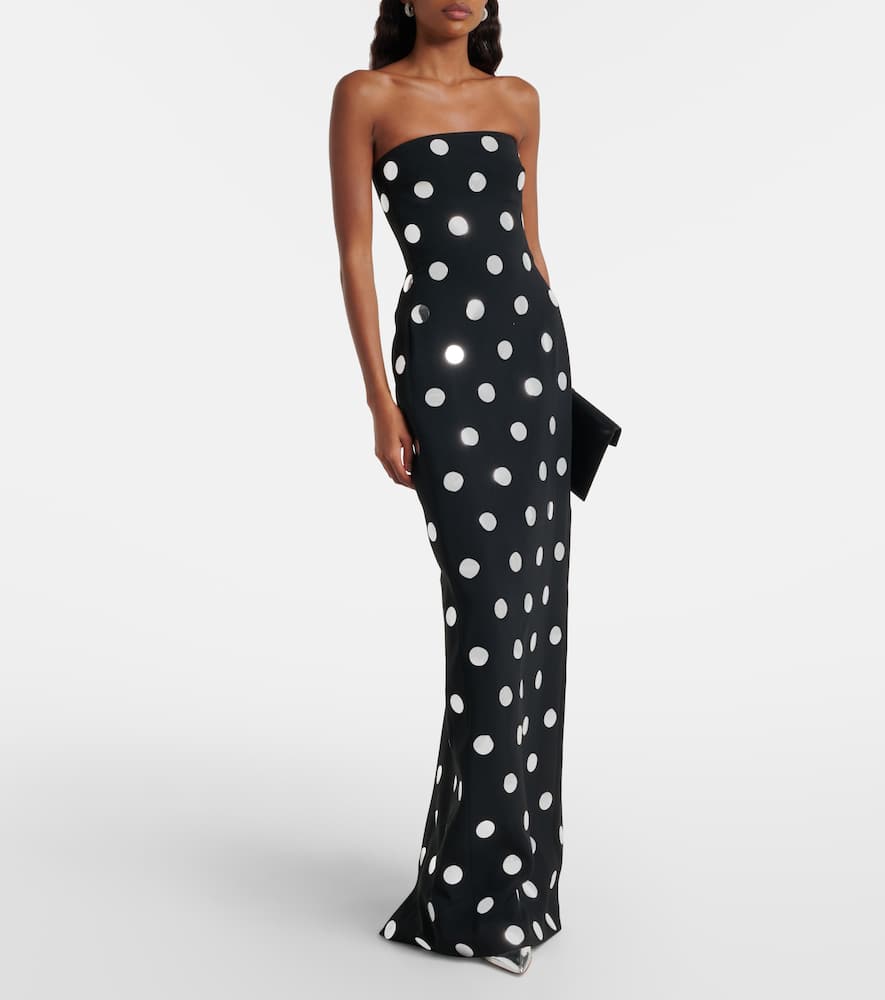 Polka-dot gown