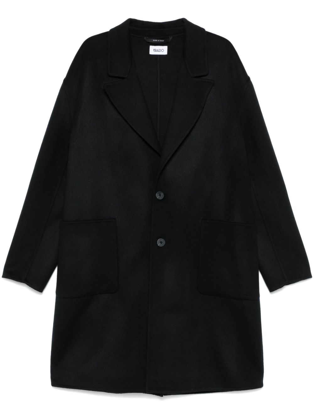Virgin wool coat - Black