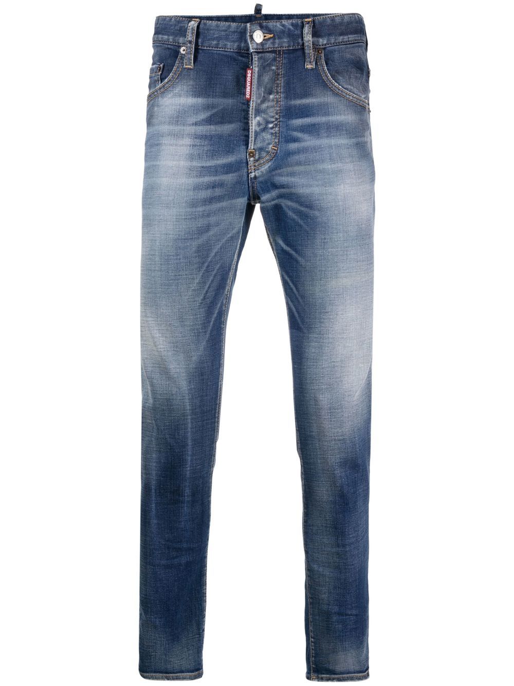 Slim-cut denim jeans - Blue