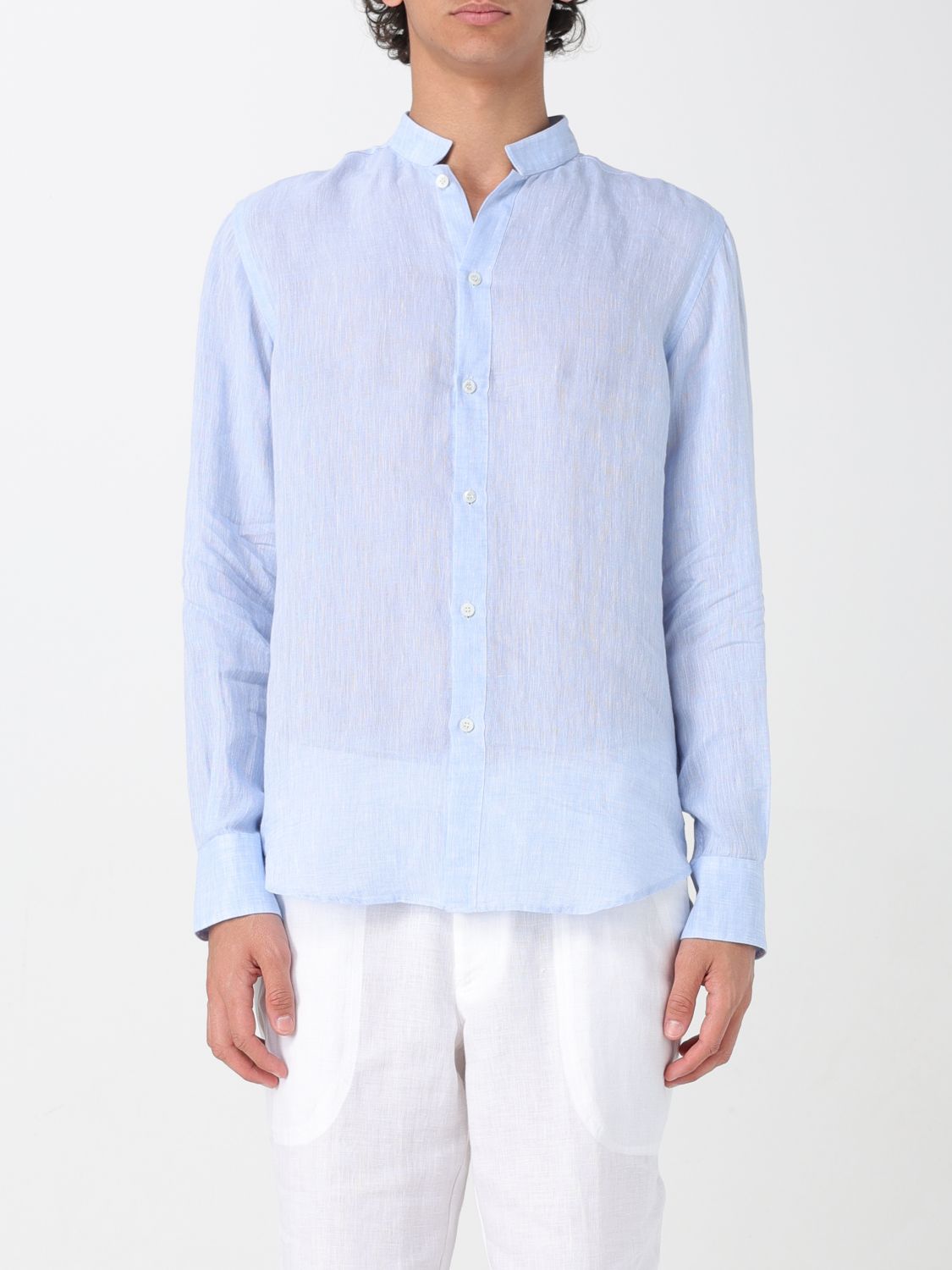 Shirt Men color Sky Blue