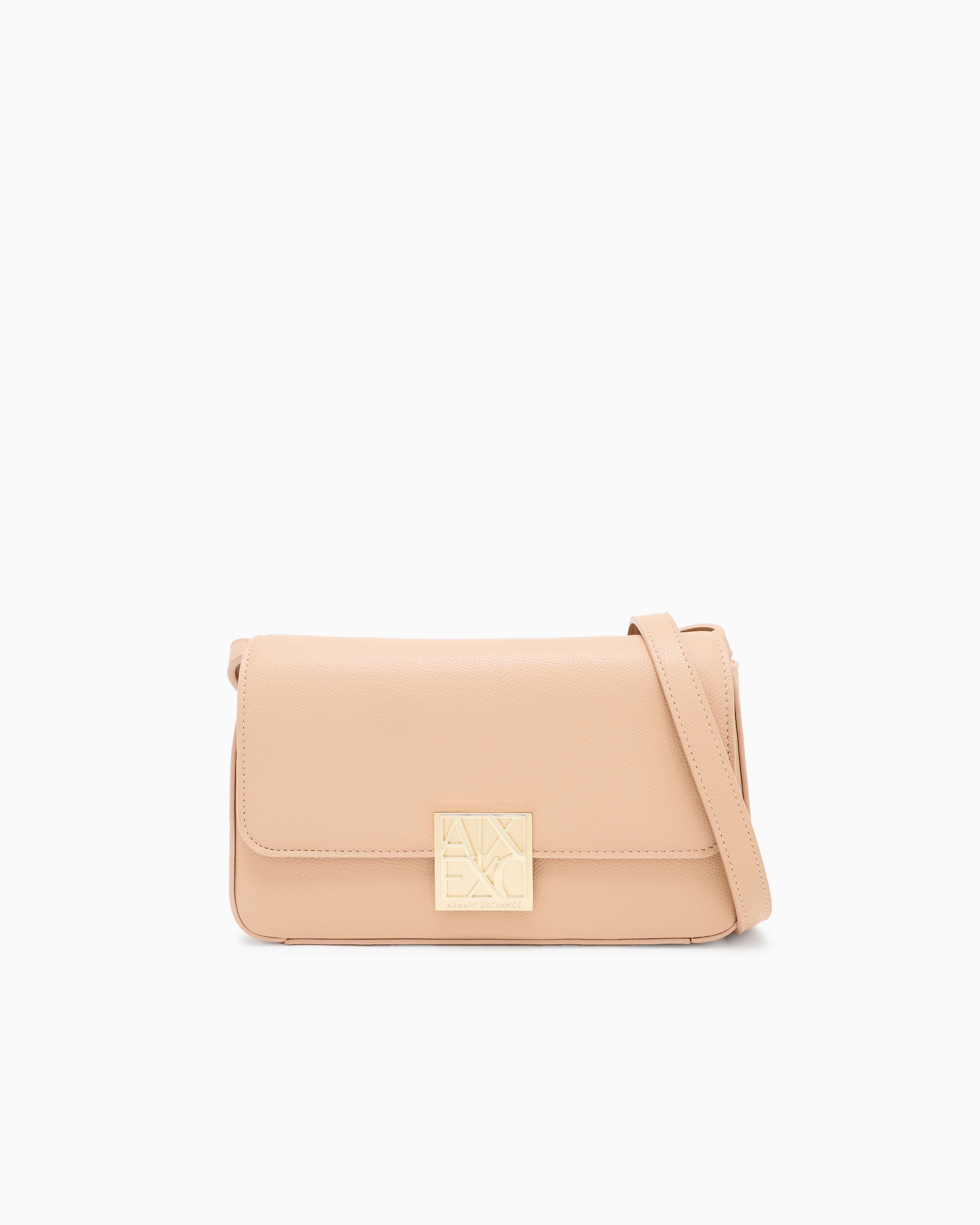 Clutch mini bag in coated fabric