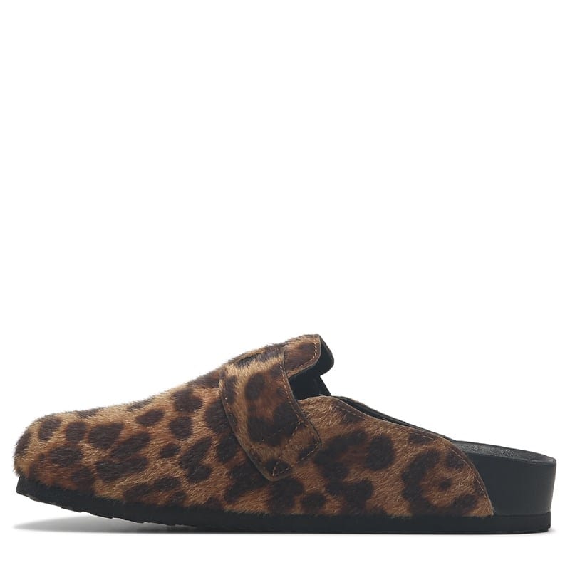 Women's Prim Clog Shoes (Leopard Pony Hair)