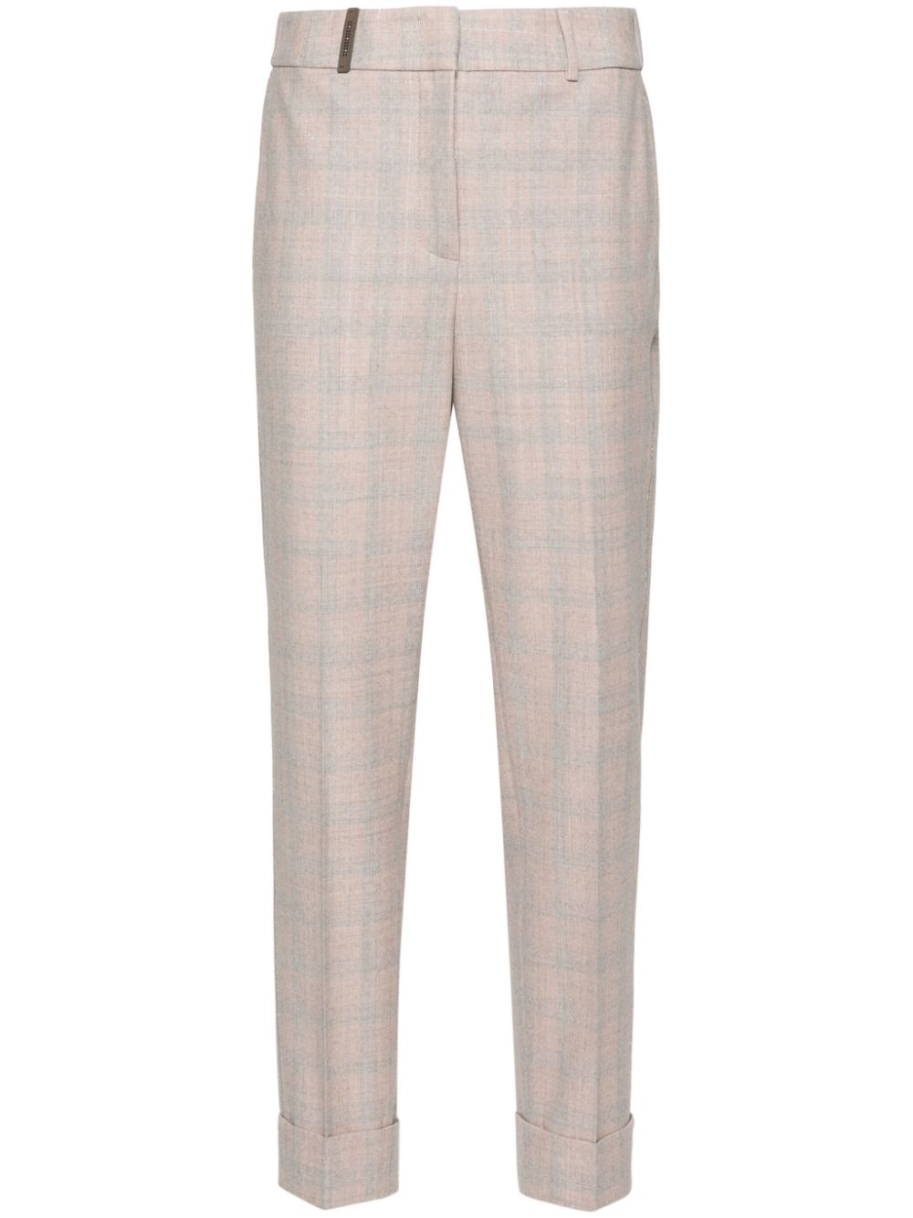 Bead-embellished trousers - Pink
