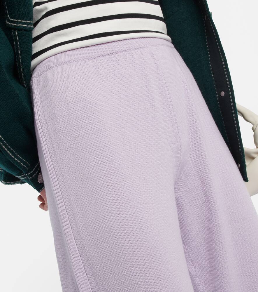 Tapered cashmere pants