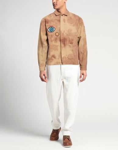 Man Shirt Camel Size M Cotton