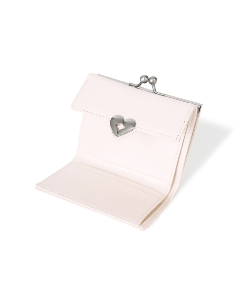 CRINKLE HEARTY FRAME WALLET