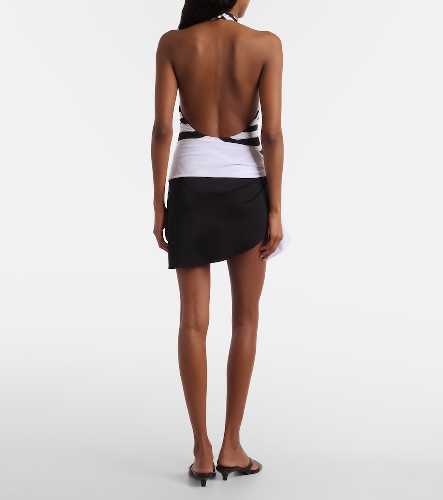 Asymmetric beach cover-up