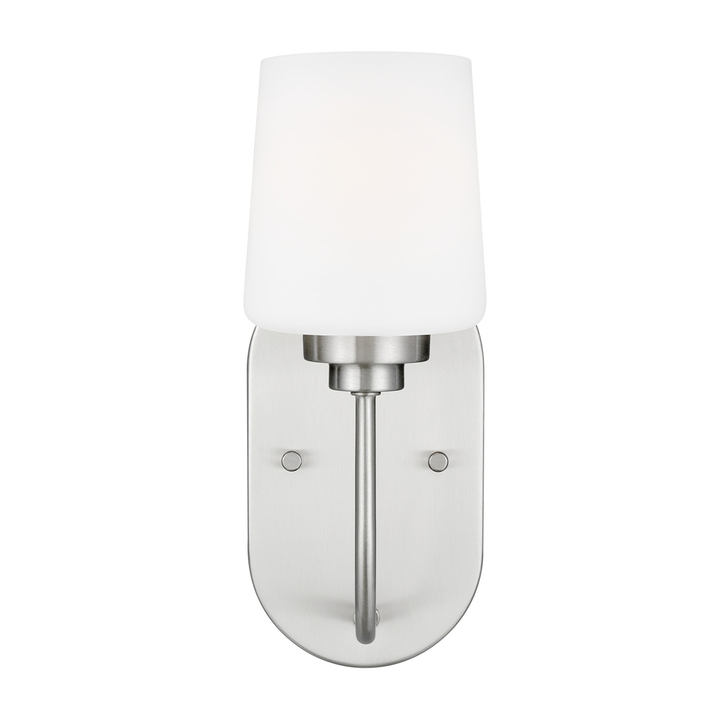 Windom 1-Light Bathroom Vanity Light Sconce in Brushed Nicke