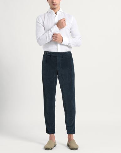 Man Pants Midnight blue Size 30 Cotton, Elastane