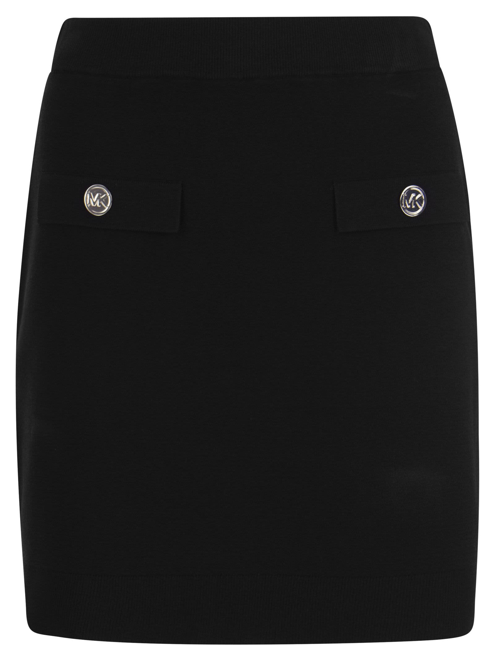 Mini Skirt With Buttons