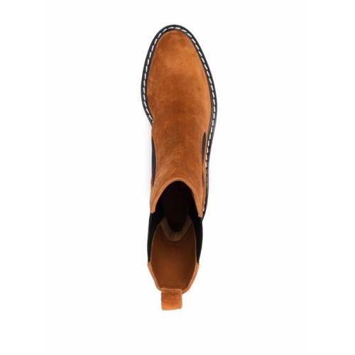 Calgary suede-leather boots - Neutrals