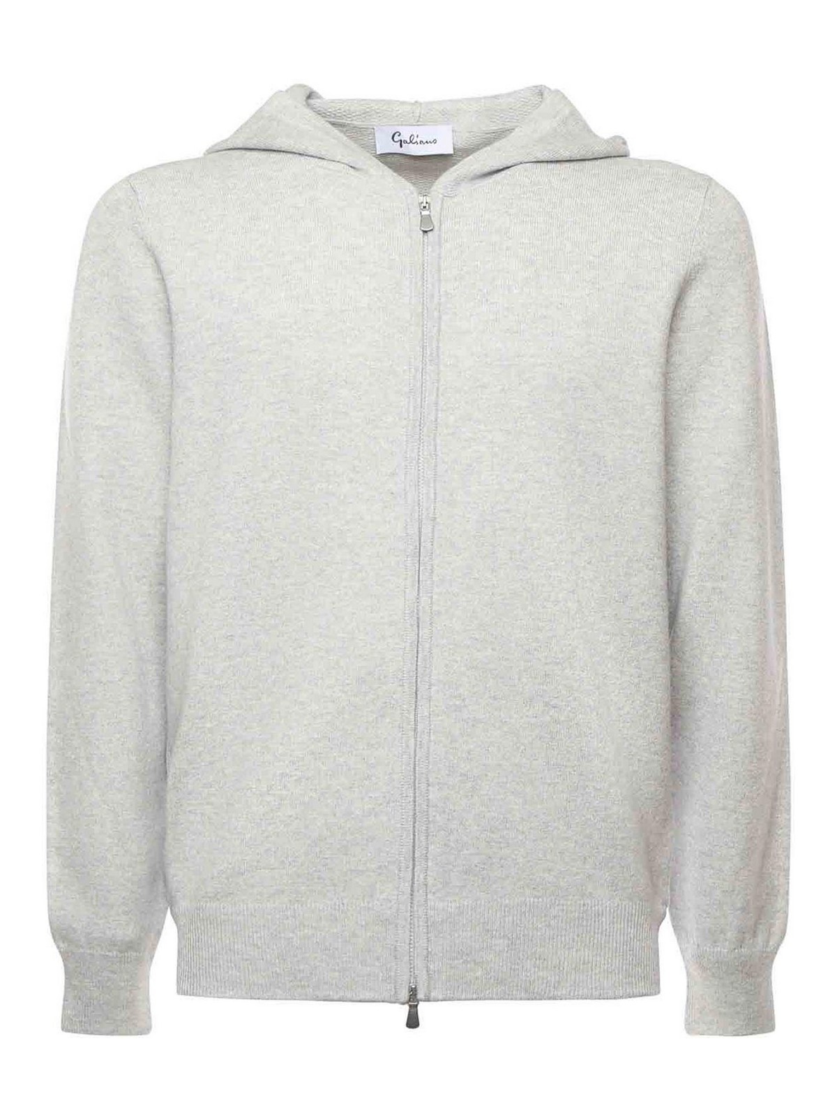 Wool And Cashmere Zip-Up Sweatshirt