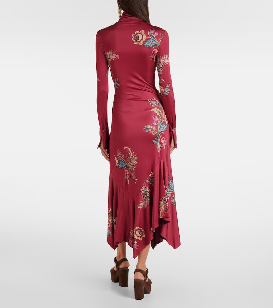 Printed midi dress