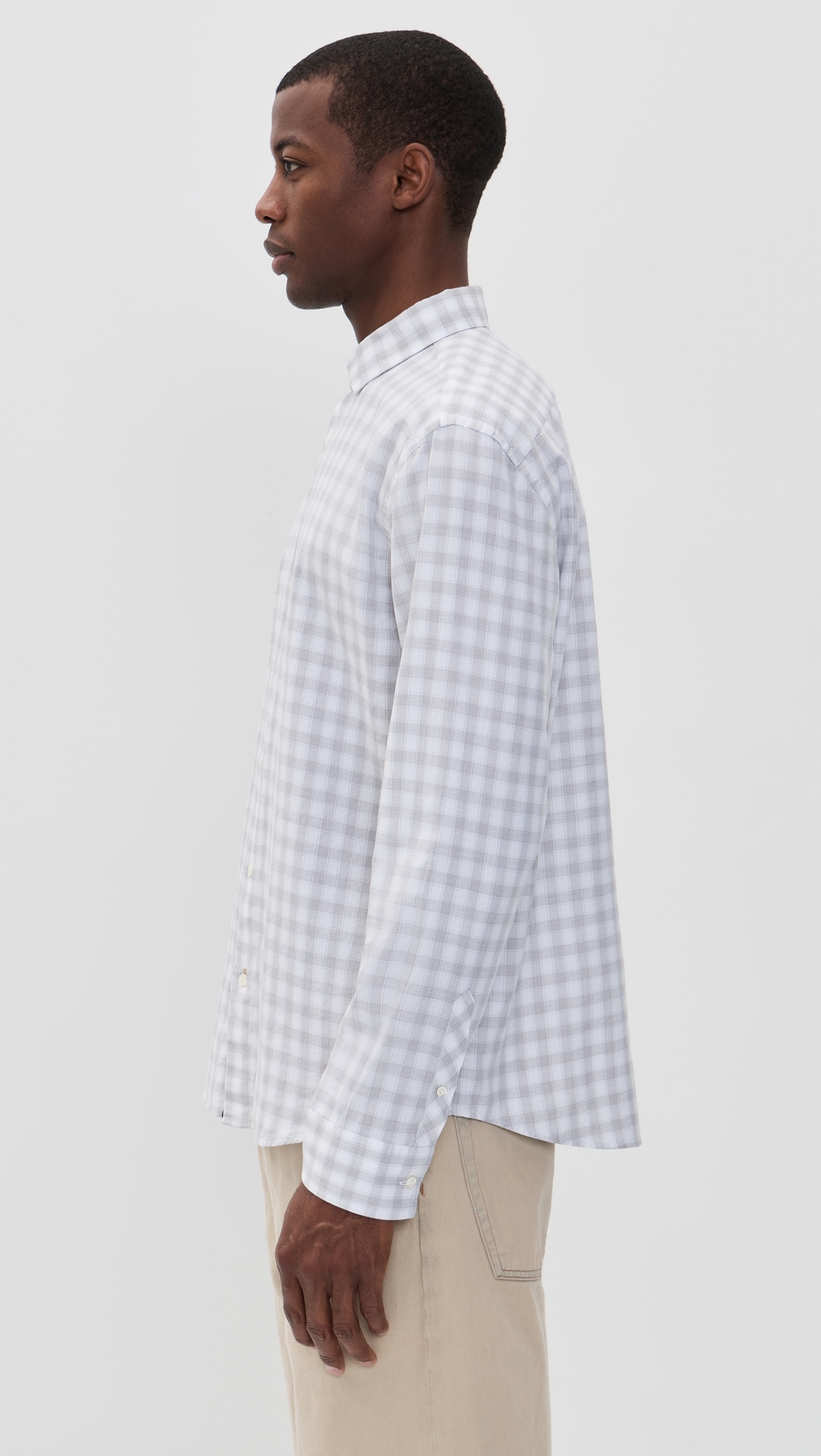 Check Hutcheson Sport Shirt Grey/White