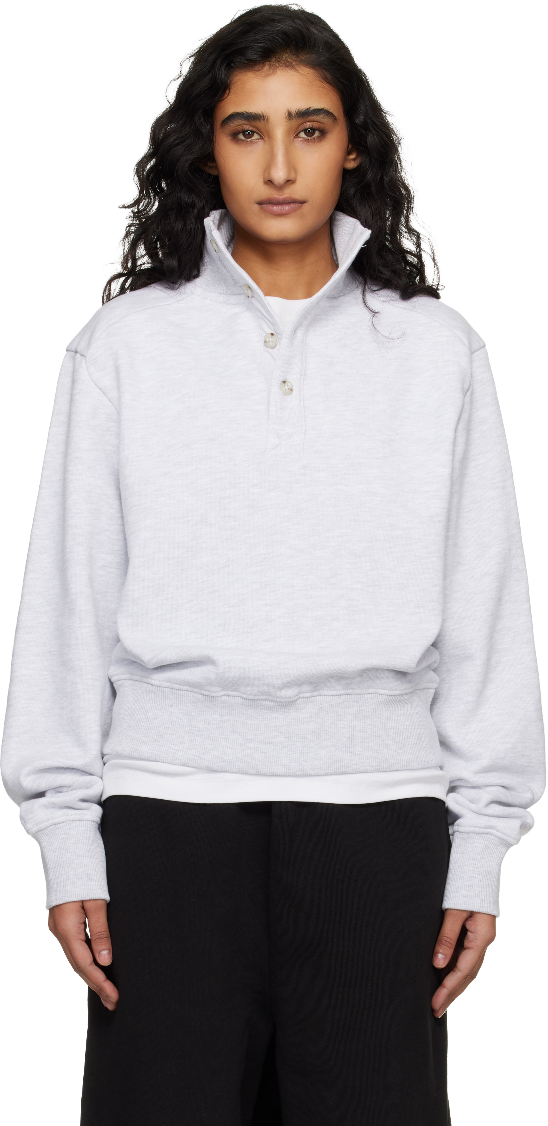 Gray Port Pullover Sweatshirt