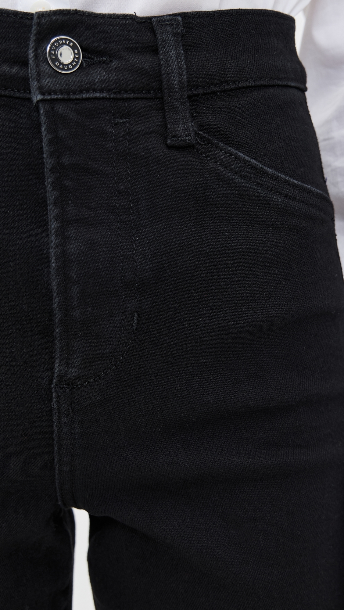 The Mischa Super High Rise Wide Leg Jeans Onyx