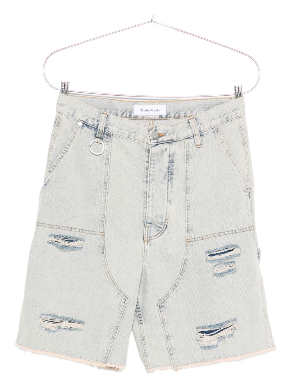 Distressed pocket shorts - Blue