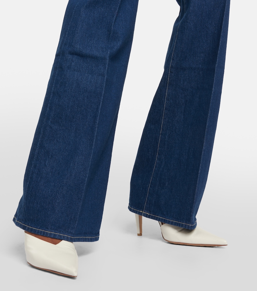 Crosbie high-rise wide-leg jeans