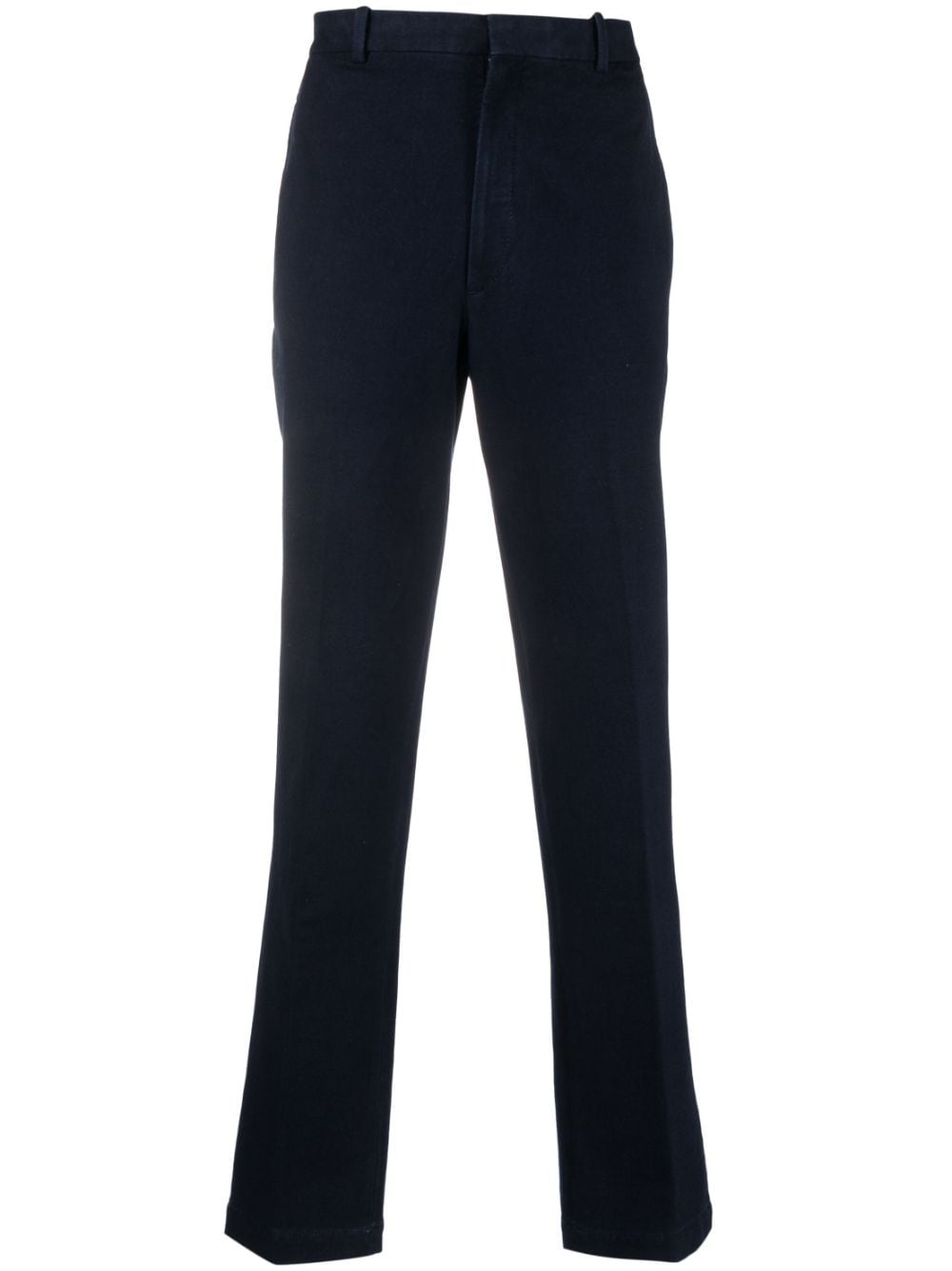 Stretch-Cotton Trousers — Navy