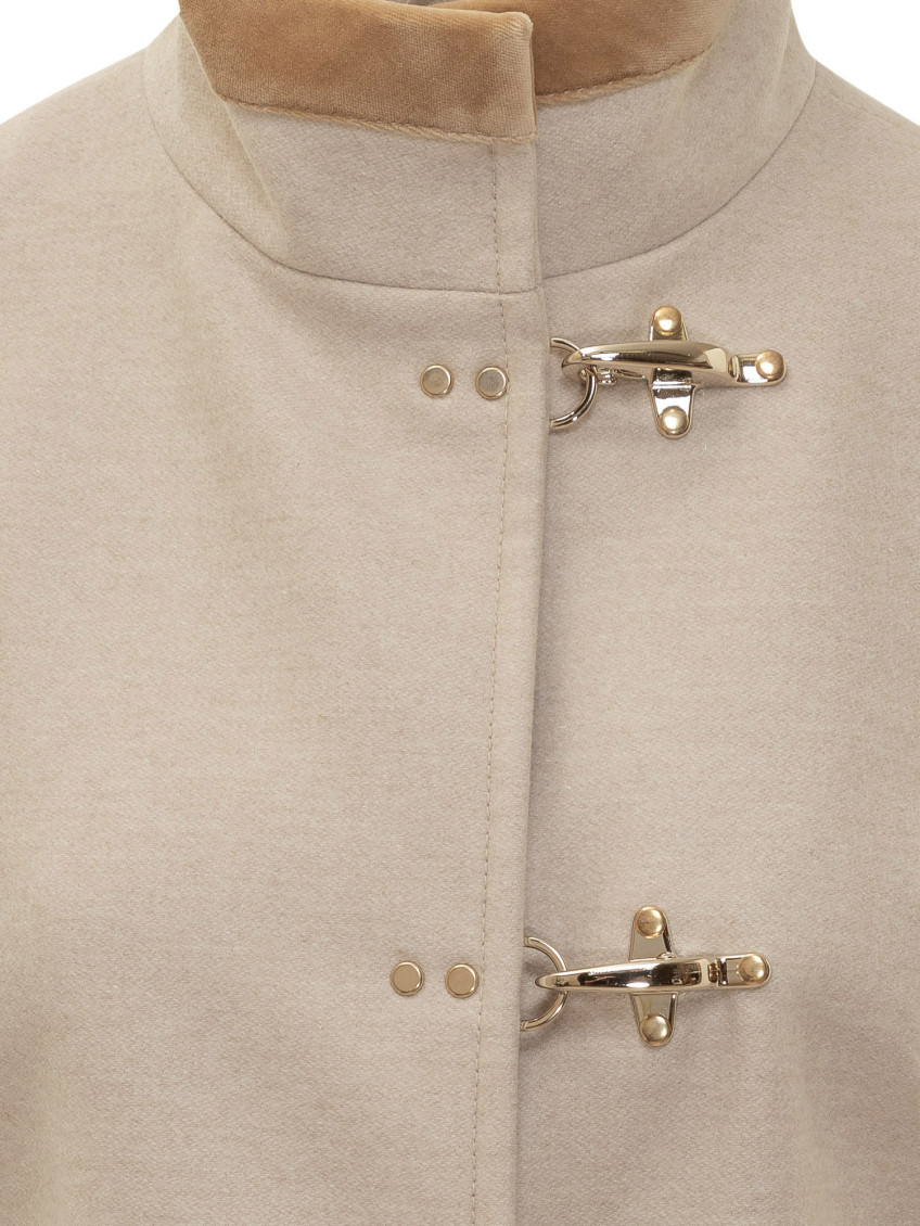 Virginia Coat In Melange Wool Cloth