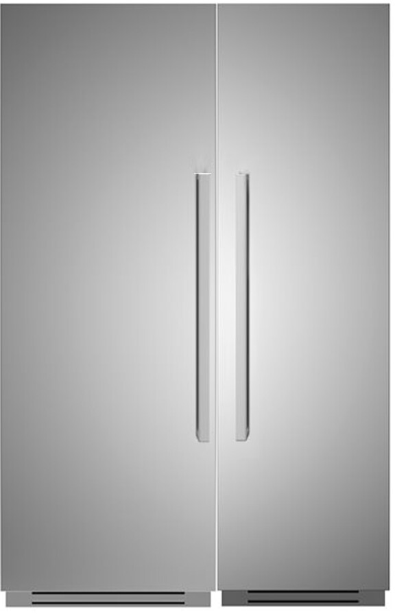 Bertazzoni Professional Side-by-Side Column Set with 24" Refrigerator and 30" Freezer in Stainless Steel BERTREFFRPRO
